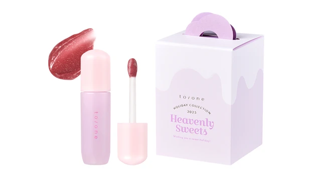 トーンクリスマスコフレ2025 トーン ペタル ブルーミング グロス 限定2色