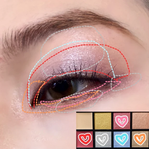 アンプリチュード　amplitude クリスマスコフレ2021 アイカラーパレット リミテッドコレクションa アイシャドウパレット　デパコス　限定コスメ　カラーメイク