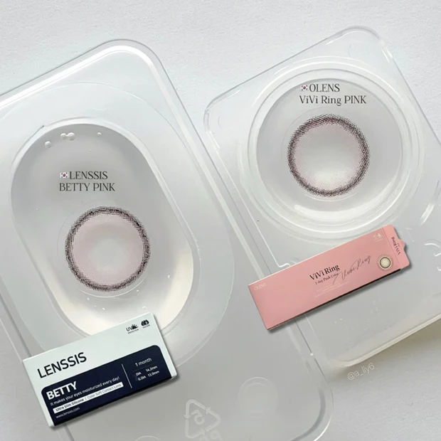 【大人可愛く盛れる💗】韓国ピンクカラコン2選（オーレンズ・レンシス）_4