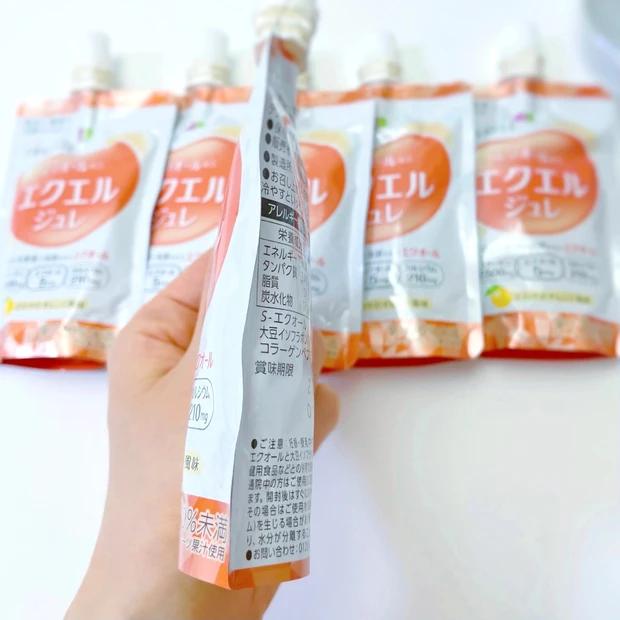 美容と健康サポートする成分をぎゅぎゅっと1袋にしたゼリー飲料【エクエルジュレ】_3