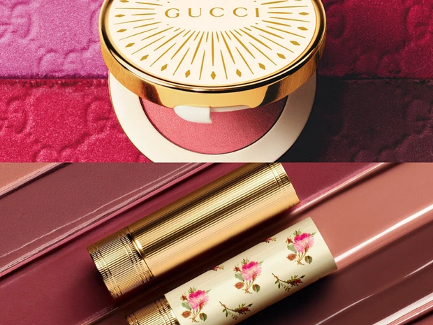 ひと塗りで血色感とツヤをプラス！ グッチ ビューティの新作チーク＆リップをチェック