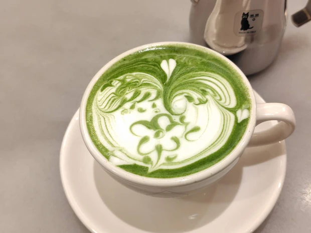 ASUKA　ひとリート　半日　リトリート　郊外　カフェ　高幡不動駅　Barry's Cafe　抹茶ラテ