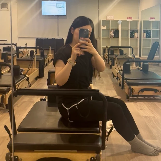 マシンピラティスに通っていました♪