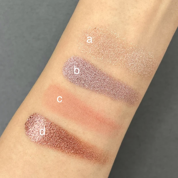 ブルべ夏 アイシャドウ シュウ ウエムラ アイスカルプト フレッシュ クール ブラッシュ スウォッチ