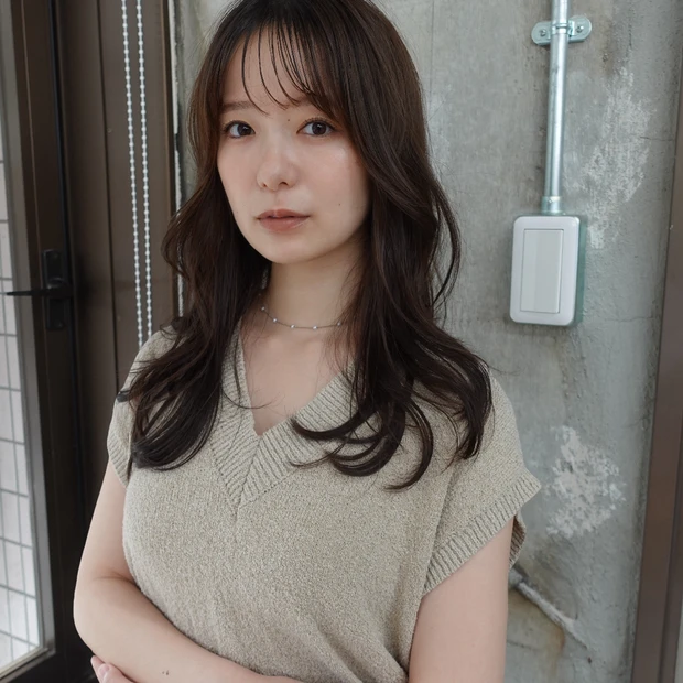 【暗髪が好きな人におすすめ】夏にぴったり！軽やかなロングレイヤースタイルが可愛すぎる♡