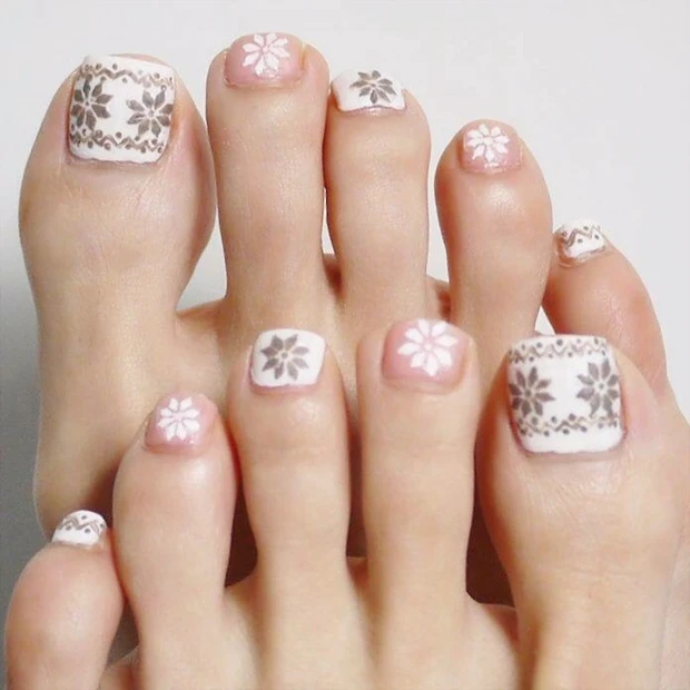 ダスティパステルが旬☆ 大人可愛いノルディックネイル!【ギ☆のセルフネイ…