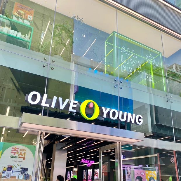 オリーブヤング　明洞　韓国　ソウル