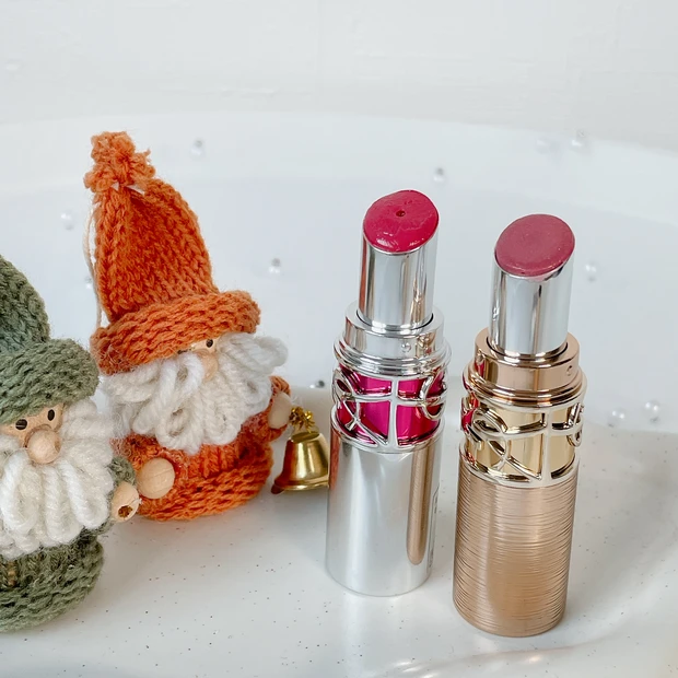 イヴサンローラン ラブシャインキャンディグレーズ  色比較