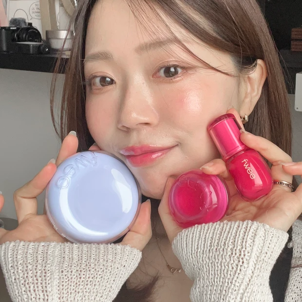 fwee フィー 韓国コスメ ベストセレクトセット グローイメイクアップセット クッションガラスナチュラル グローイジェリーポット 3Dボリューミンググロス