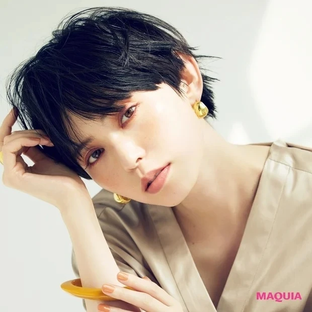 【プチプラアイシャドウ】sopo アイパレット 01_ベージュの延長でピンクを使い、媚びない甘さを