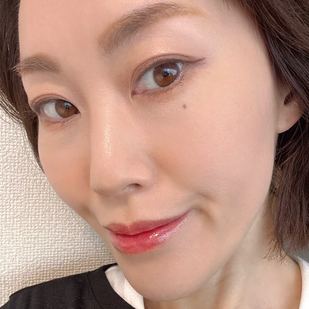 ピュアブラッシュドサンシャインチーク07 仕上がり