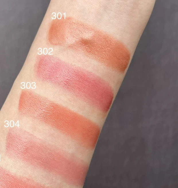 オペラ_新作コスメ2024_グロウリップティント_スウォッチ