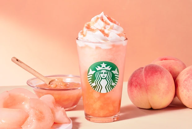 スターバックス ヘブンリー ピーチ フラペチーノ®