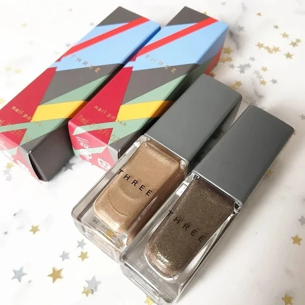 【夏のおすすめネイル】THREEの限定ネイルポリッシュで夏サファリネイル