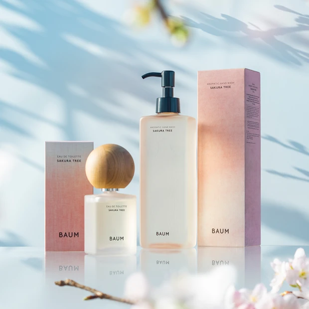 BAUMから“桜”香る限定オードトワレ＆ハンドソープが登場！ 桜染デザイ…