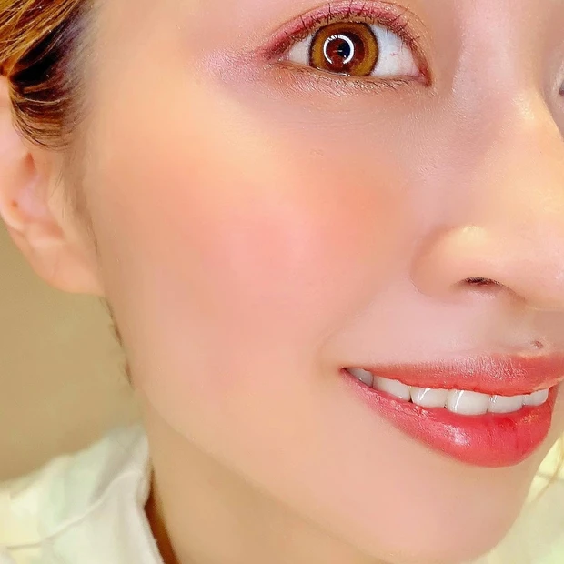 【キャンメイク】クリームチークの限定色で多幸感溢れるオレンジほっぺを作っちゃおう！【みかんシャーベット】_5