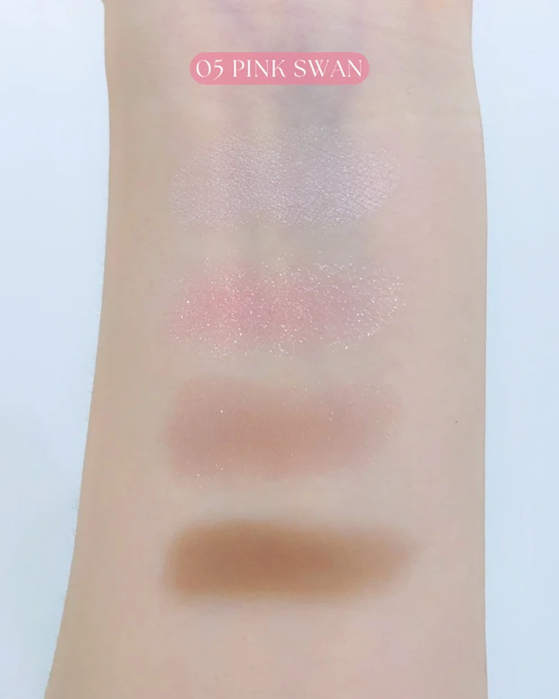 リリミュウ インザミラーアイパレットをブルベがレビュー｜仕事にも使える03＆大人可愛い05_6