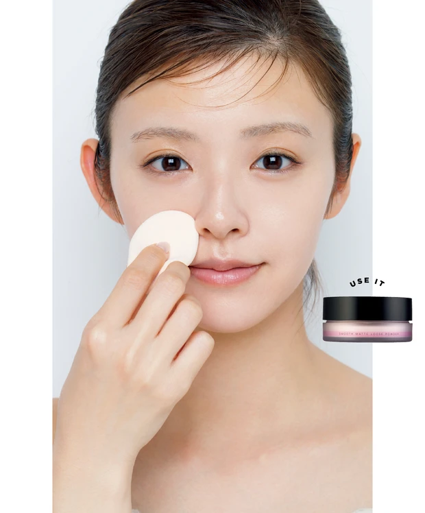 6.パウダーは全顔でなくパーツ塗り