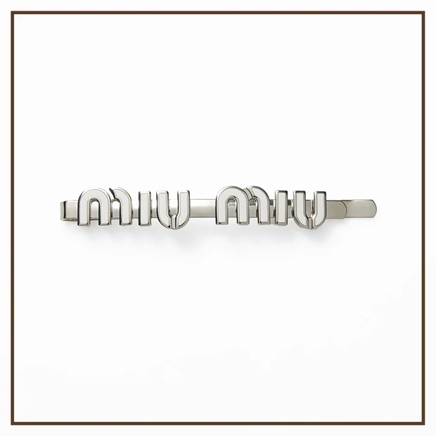 miumiu ミュウミュウ ヘアアクセサリー ヘア小物 ヘアクリップ ヘアピン バレッタ