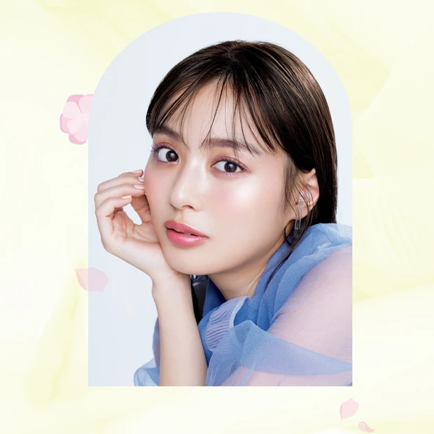 MAQUIA2月号『春新色BOOK』に内田理央さんが登場！ モーブピンク…