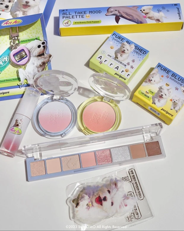 《マルチーズ好き集合》peripera×マルチーズアーカイブが韓国でも話題に！「インクムードグロイティント 16 ワンポカン」にチェック。_4