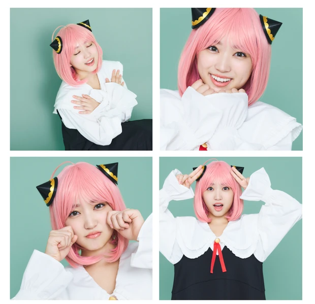 【SPY×FAMILYアーニャコスプレメイク】2022年ハロウィンの主役に！ 矢吹奈子さんと【アーニャみメイク】大研究_16