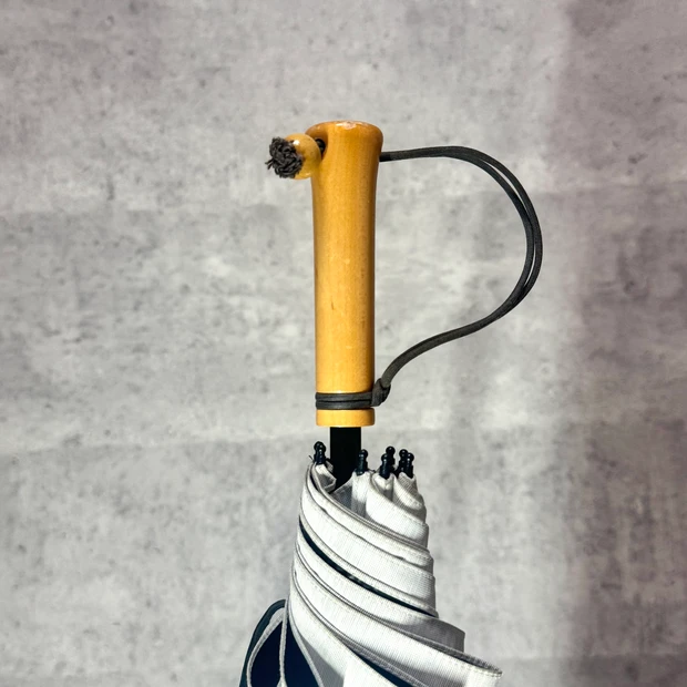 サンバリア100 2段折り 手元のアップ