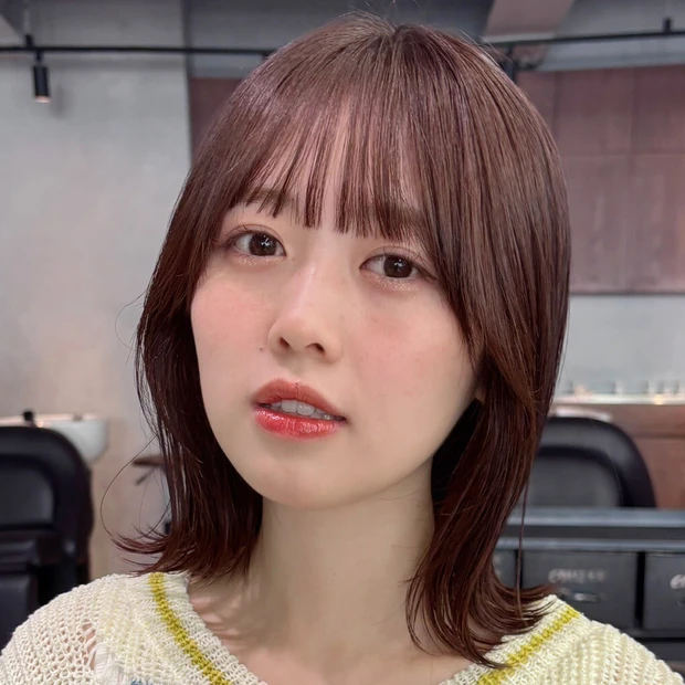 【結べるボブ】ラベンダーベージュが美肌&血色感もUP！ 結んでもおしゃれな2Wayボブ