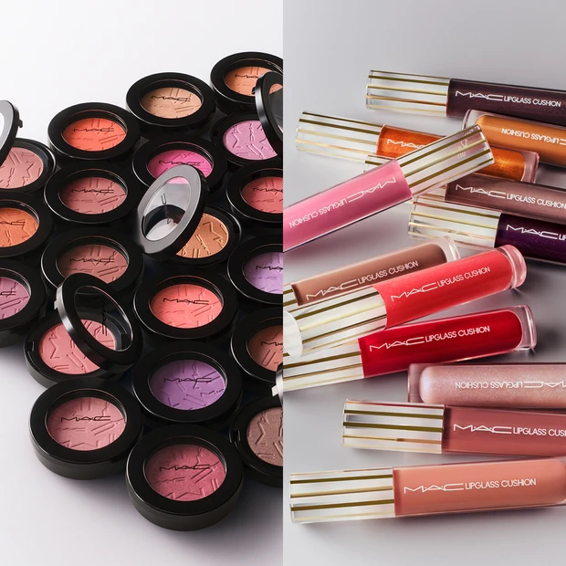 M･A･C　マック　夏新色　濃密発色のリップオイルとチーク