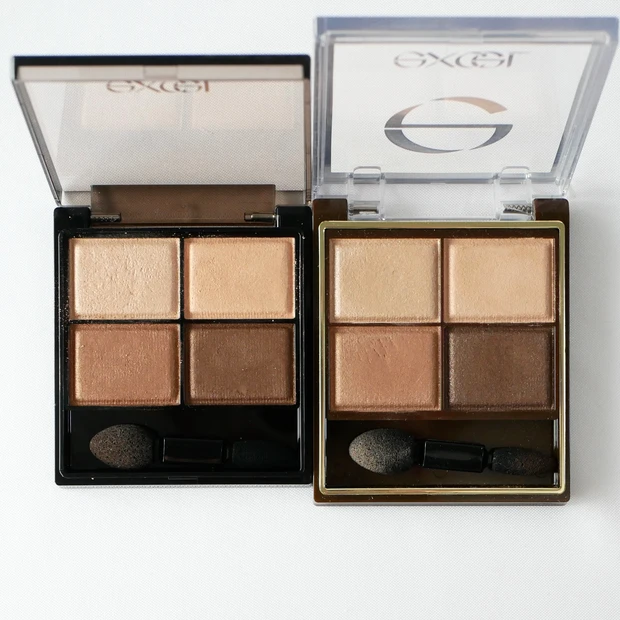 エクセル スキニーリッチシャドウ N 新旧 比較 ベージュブラウン