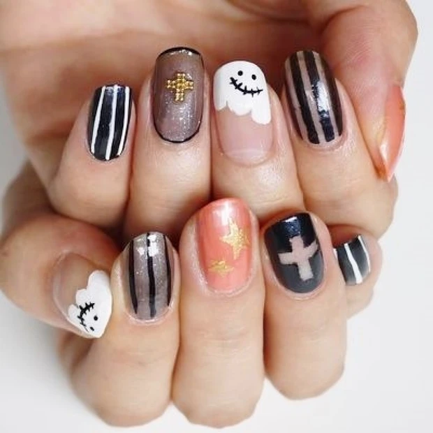 個性派ハロウィンネイル！ ここぞとばかりにラブリーに☆【ギ☆のセルフネイ…