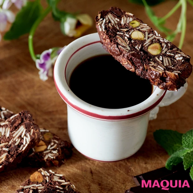 コーヒーのお供に◎ ミントを効かせたほろ苦甘いビスコッティのレシピ