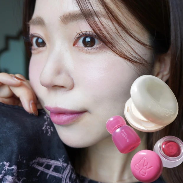 fwee フィー クッションエッグフィットカバーを使用したメイク イエベ マット