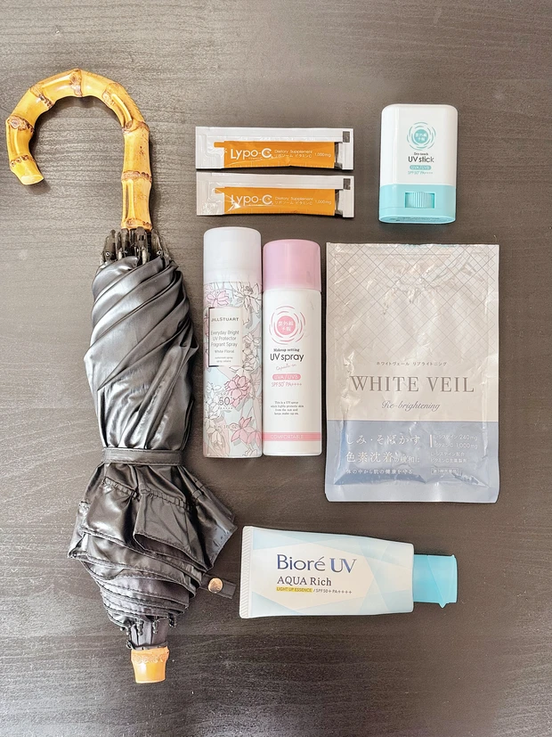 紫外線　日焼け止め　日焼け対策　uv リポc 日焼け止めサプリ　日傘