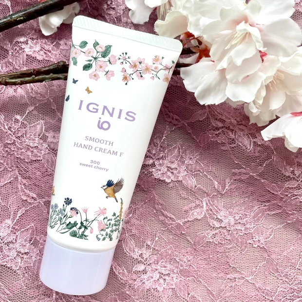 桜コスメ2023_イグニス イオ_スムース ハンドクリーム F