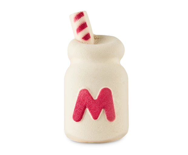 サンリオ コスメ コラボ LUSH ミルクボトル バブルバー