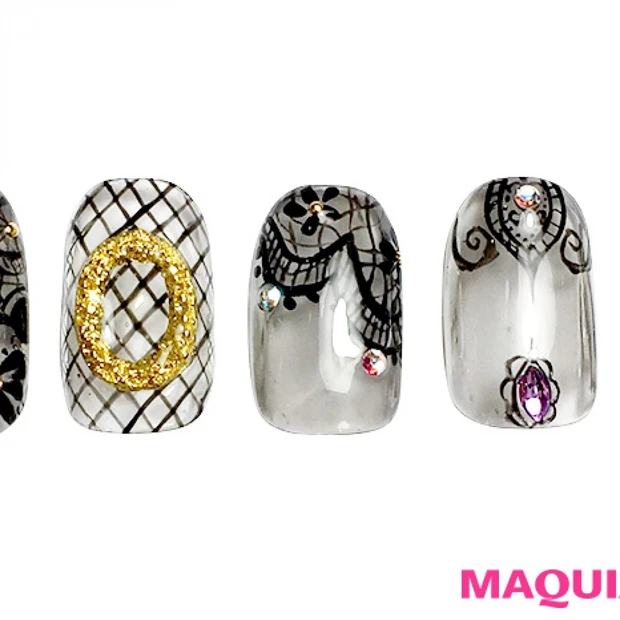 セクシーなのに、品がある、魅惑の「レースネイル」