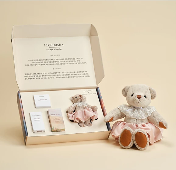フローロドラ　Florodora　クリスマスコフレ　2025　ホリデー　テディベアキーリングセット