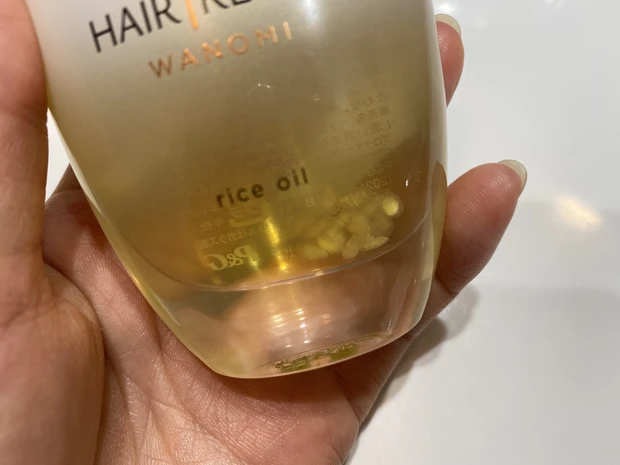 紫外線ブロック効果もあるヘアオイル〜ヘアレシピ 和の実 さらとろライスオイル〜_2