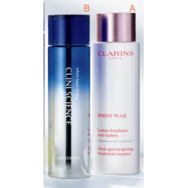 A クラランス ブライトプラス トリートメント エッセンス ローション B エピステーム ホワイトレーザーローション