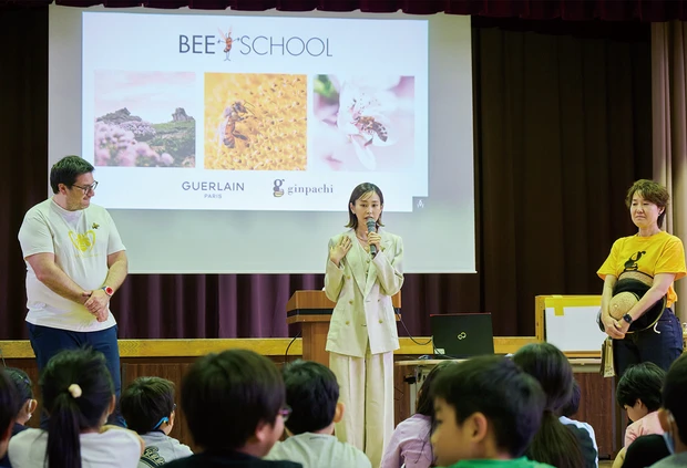 桐谷美玲さん with 「ゲラン BEE SCHOOL」開講②