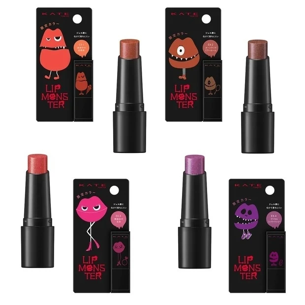 KATE(ケイト) 限定 ミニリップモンスター 来年1月発売 ミニサイズ 全4色