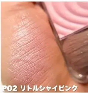 キャンメイク「パウダーチークス」 P02 リトルシャイピンク