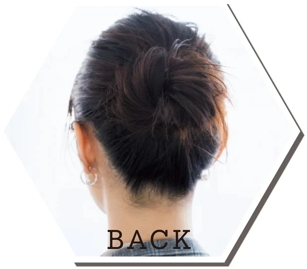 お団子ヘア 超時短！オフィスや学校でもOKな基本のお団子ヘア_2