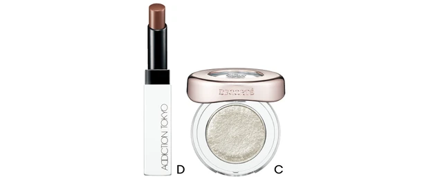 コスメデコルテ ダズリング ジェム 03 、アディクション ザ リップバーム グロウティント 005