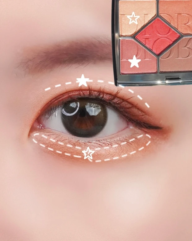 Diorの2022秋コレをスウォッチ！紅葉のような赤みカラーで秋のカラーメイクにも。マスカラとアイシャドウを大紹介🍁_8_2