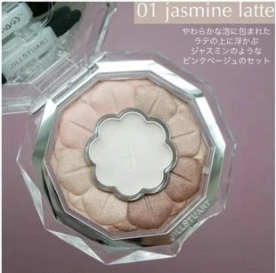 ジルスチュアート ブルームクチュール アイズ 01のスウォッチ_ジルスチュアート ブルームクチュール アイズ 01 jasmine latte ¥6380