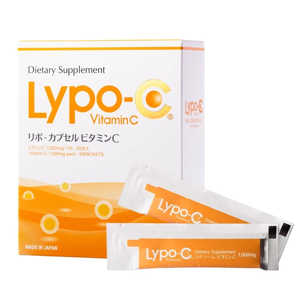 Lypo-C　リポ・カプセル ビタミンC 30包入り ￥7776／スピック