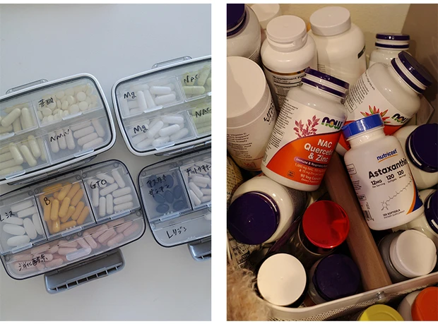 ももち　牛江桃子　マキアTOPビューティーズ　サプリ　インナーケア　ピルケース
