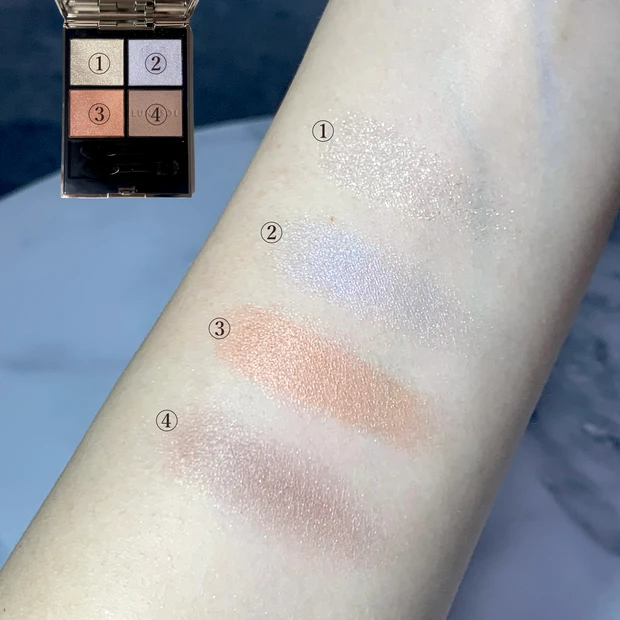 ルナソル アイカラーレーションN EX12 Mystic Merge スウォッチ